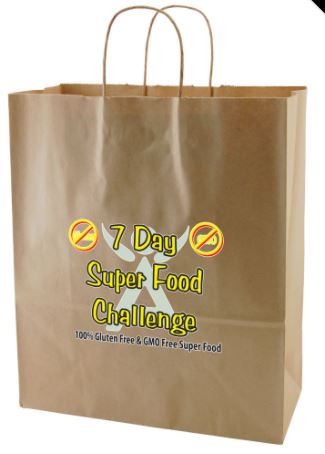 Custom Kraft Paper Shopping Bag 13 x 15 - 250 bags main image